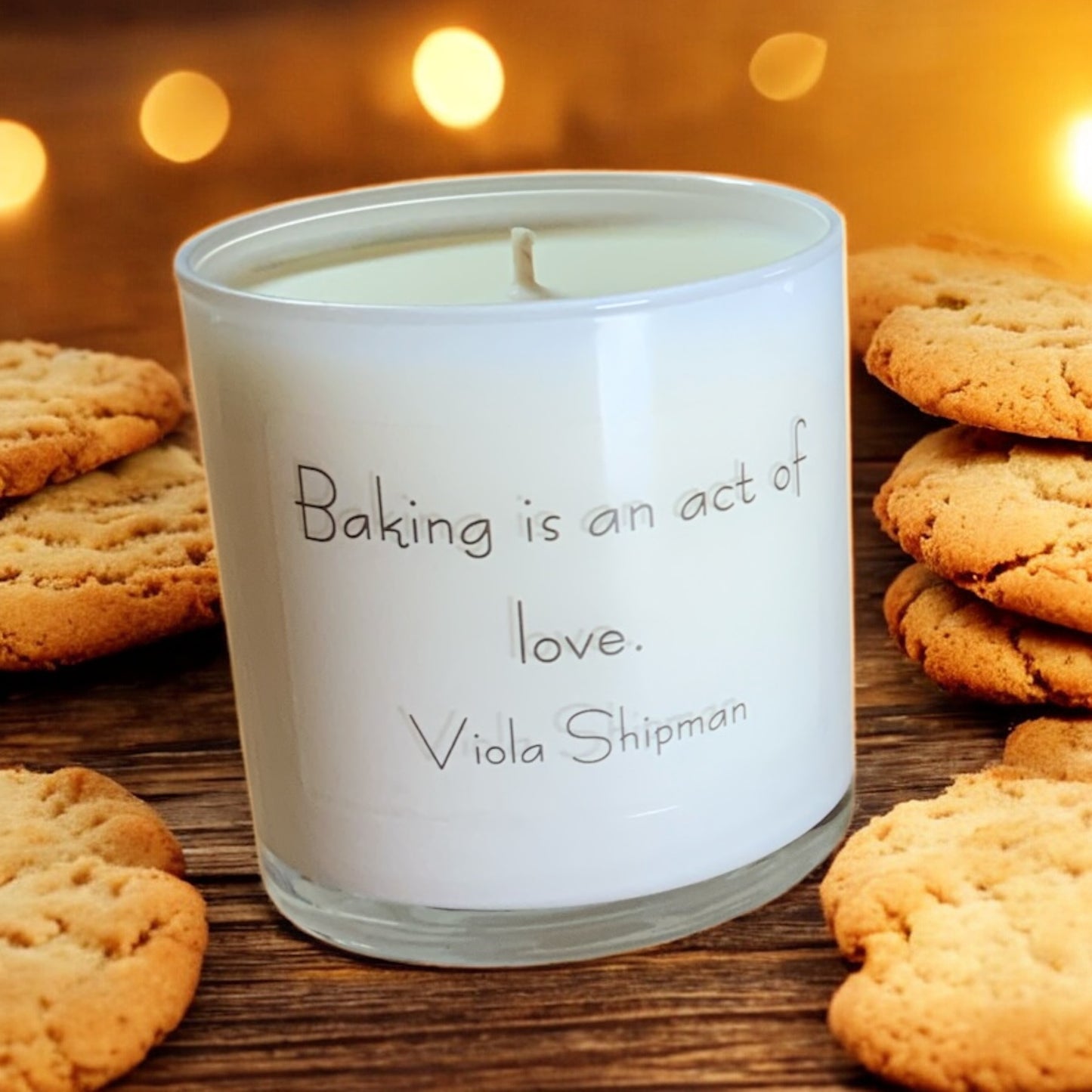 Baking is an Act of Love Candle