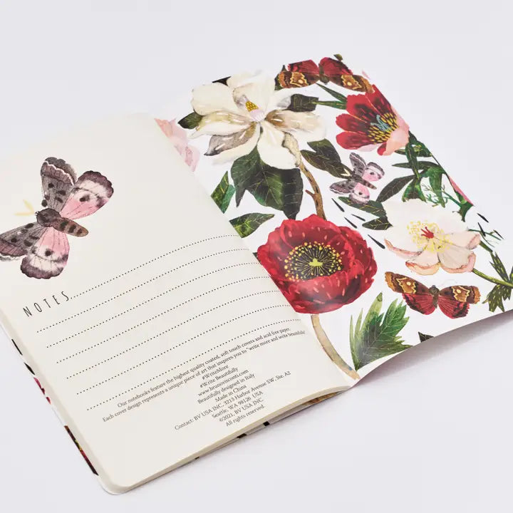 Peony Writing Notebook