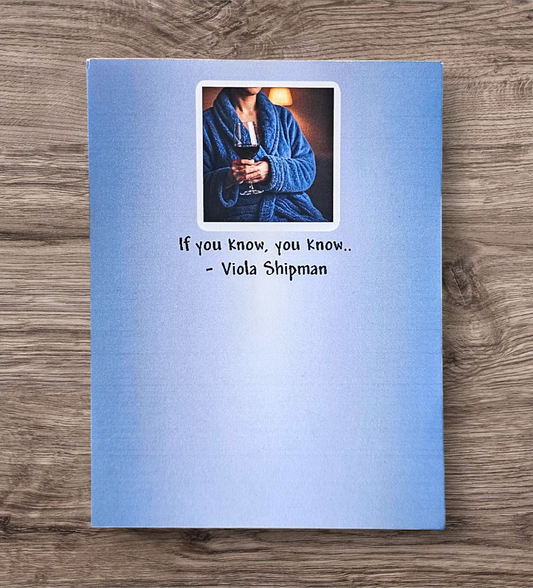 Note Pad Blue Robe