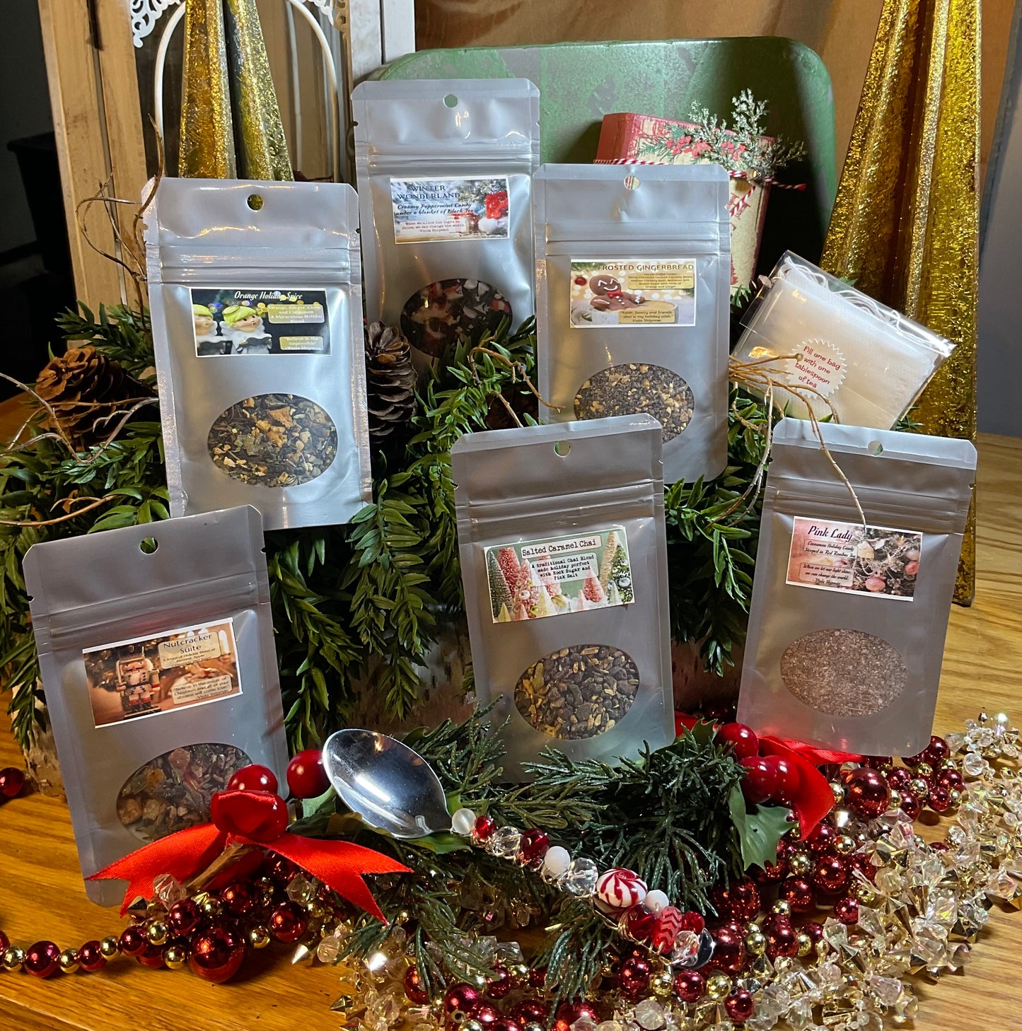 Holiday Tea Gift Set/Teaspoon