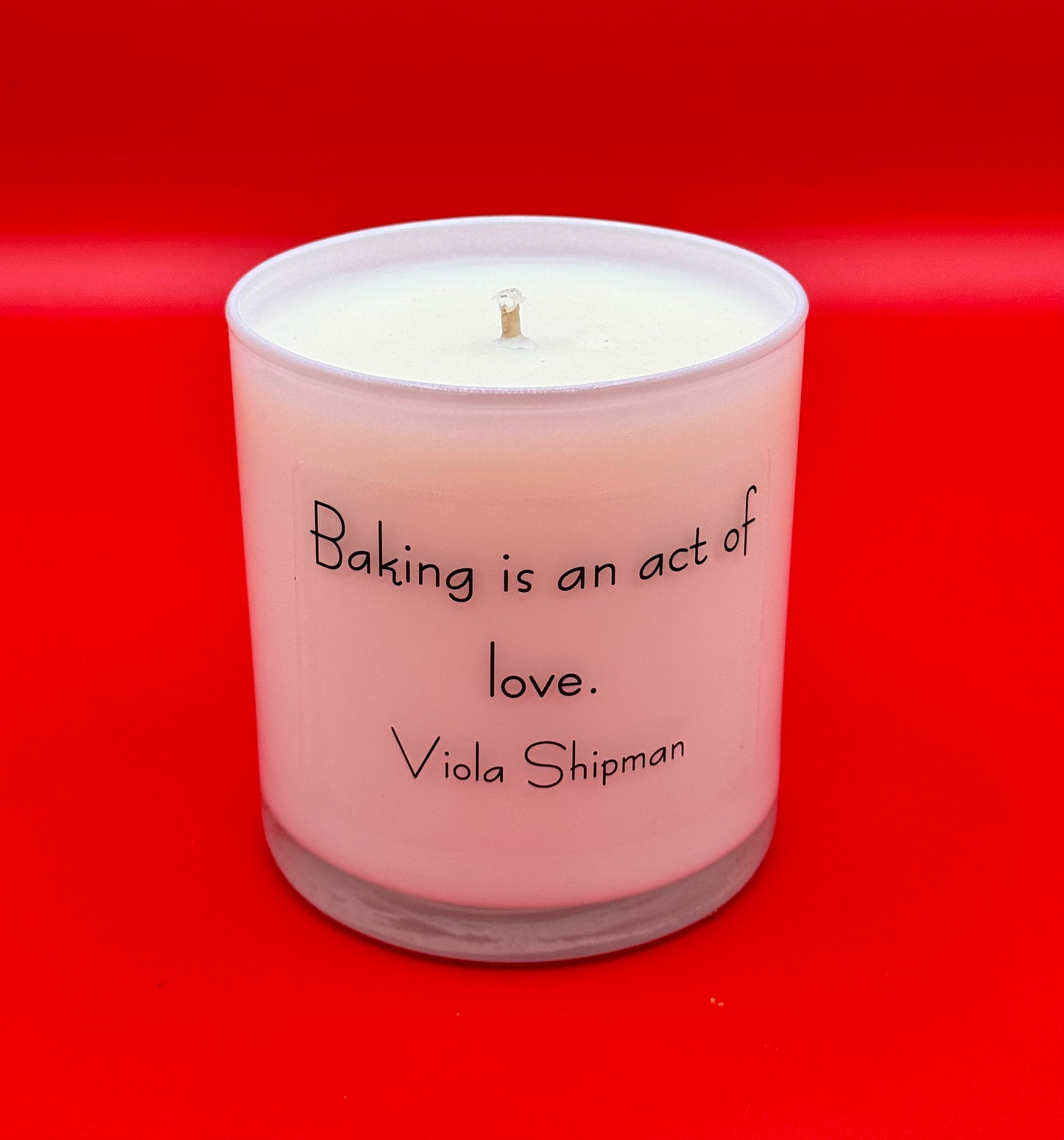 Baking is An Act of Love Candle