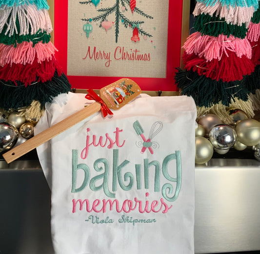 Just Baking Memories Apron/Spatula Gift Set