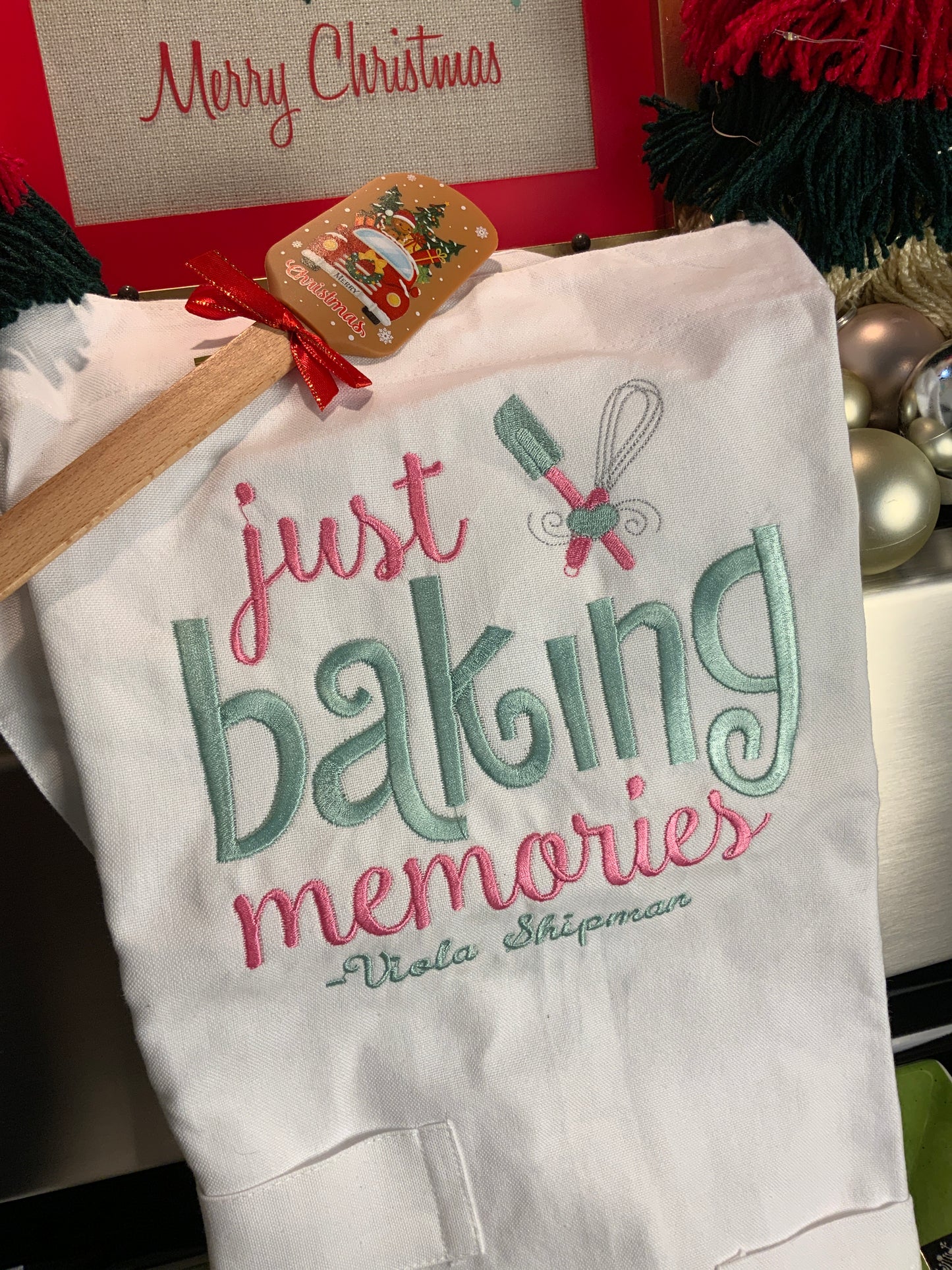 Just Baking Memories Apron/Spatula Gift Set