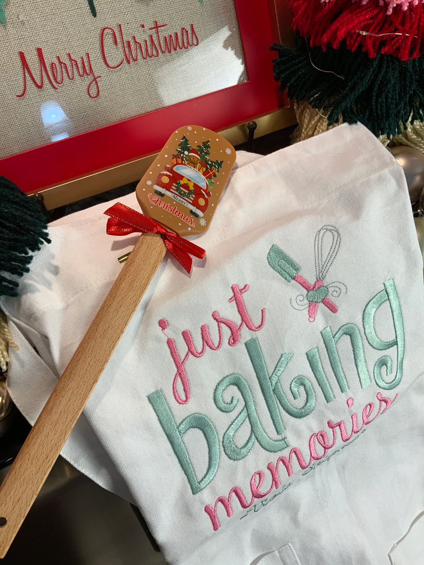 Just Baking Memories Apron/Spatula Gift Set