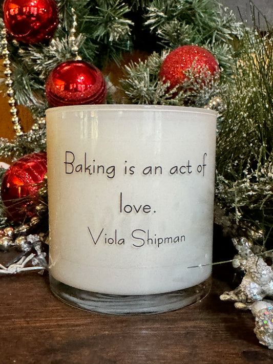 Baking is and Act of Love Candle